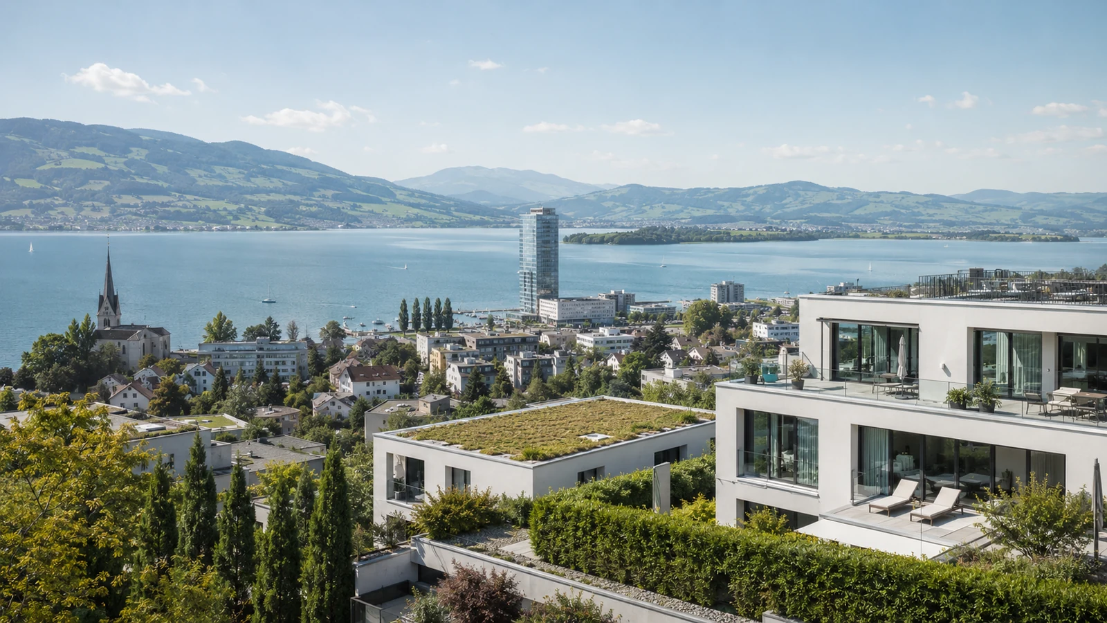 Apartments and residential surroundings for searches in Canton Zug